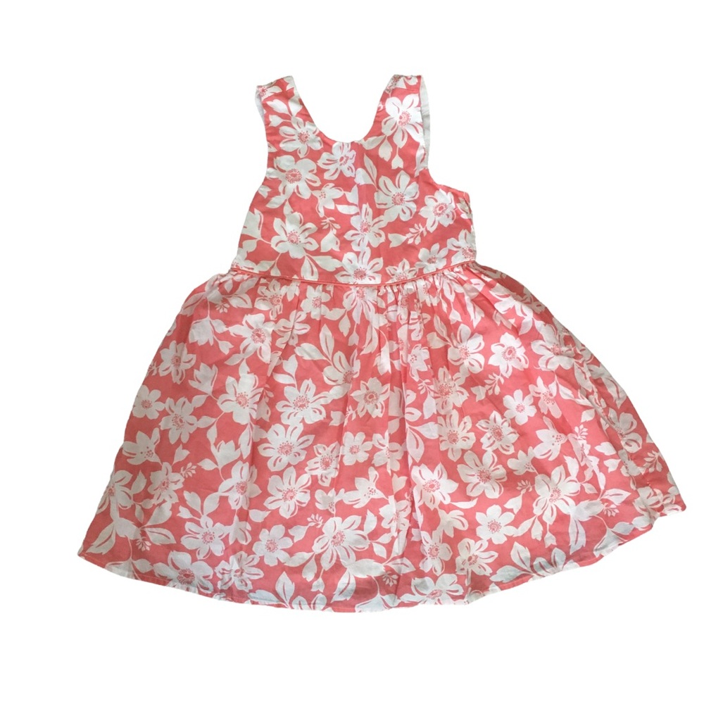 Cynthia Rowley girls coral floral dress size 7